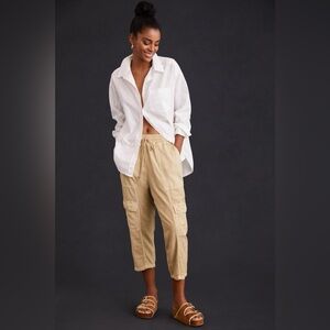 Daily Practice by Anthropologie The Evergreen Pants cargo style joggers size Med